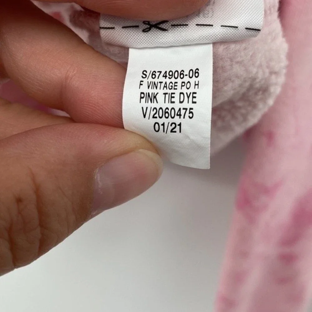 Old Navy Girls Pullover Hoodie Sweatshirt Pink Tie Dye Front Pocket XL 14-16
